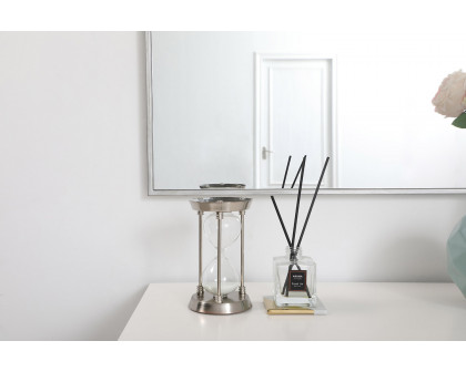 Elegant Wall Mirror - Silver, L 40" (MR43640S)