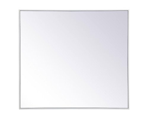 Elegant Wall Mirror - White, L 40" (MR43640WH)