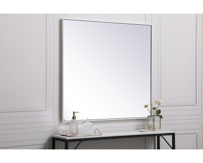 Elegant Wall Mirror - White, L 40" (MR43640WH)