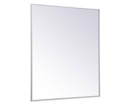 Elegant Wall Mirror - White, L 40" (MR43640WH)