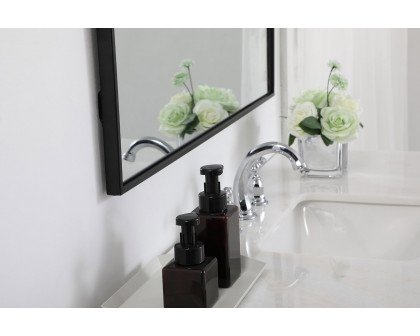 Elegant Wall Mirror - Black, L 48" (MR43648BK)