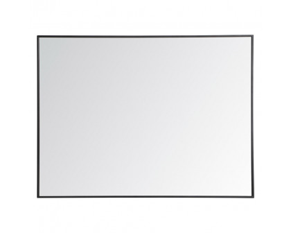 Elegant Wall Mirror - Black, L 48" (MR43648BK)