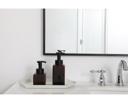 Elegant Wall Mirror - Black, L 48" (MR43648BK)