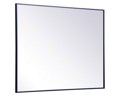 Elegant Wall Mirror - Blue, L 48" (MR43648BL)