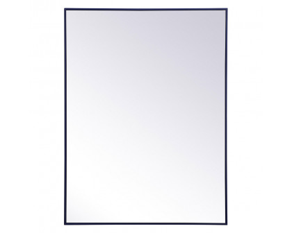 Elegant Wall Mirror - Blue, L 48" (MR43648BL)