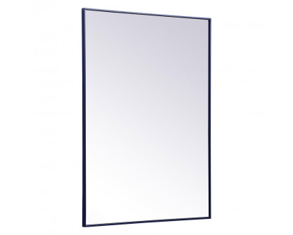 Elegant Wall Mirror - Blue, L 48" (MR43648BL)