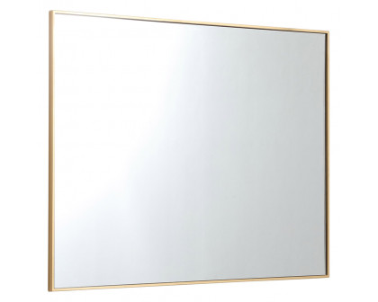 Elegant Wall Mirror - Brass, L 48" (MR43648BR)