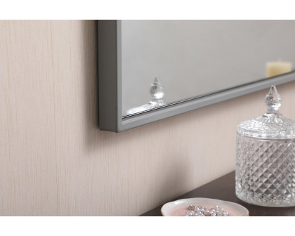 Elegant Wall Mirror - Gray, L 48" (MR43648GR)