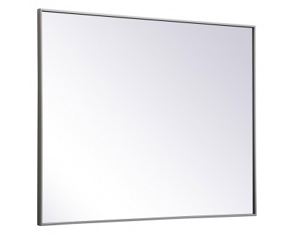 Elegant Wall Mirror - Gray, L 48" (MR43648GR)