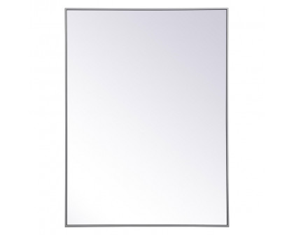 Elegant Wall Mirror - Gray, L 48" (MR43648GR)