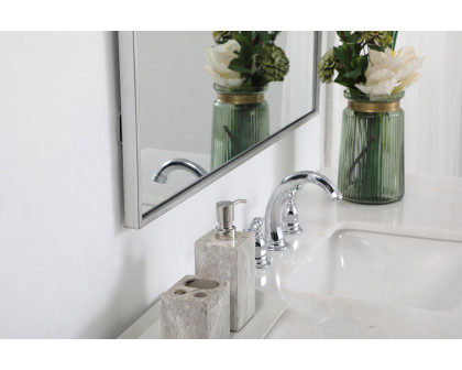 Elegant Wall Mirror - Silver, L 48" (MR43648S)