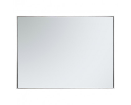 Elegant Wall Mirror - Silver, L 48" (MR43648S)