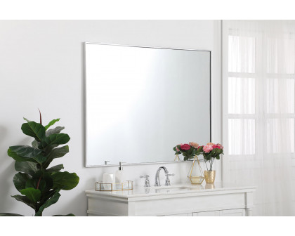 Elegant Wall Mirror - Silver, L 48" (MR43648S)