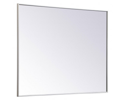 Elegant Wall Mirror - White, L 48" (MR43648WH)