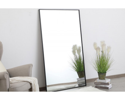 Elegant Wall Mirror - Black, L 60" (MR43660BK)