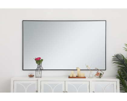 Elegant Wall Mirror - Black, L 60" (MR43660BK)