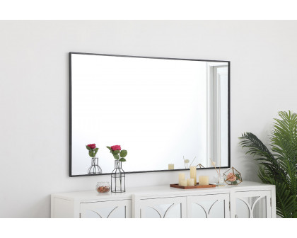 Elegant Wall Mirror - Black, L 60" (MR43660BK)