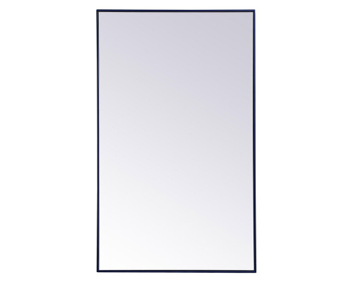 Elegant Wall Mirror - Blue, L 60" (MR43660BL)