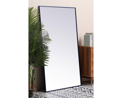 Elegant Wall Mirror - Blue, L 60" (MR43660BL)