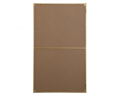 Elegant Wall Mirror - Brass, L 60" (MR43660BR)