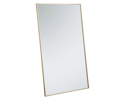 Elegant Wall Mirror - Brass, L 60" (MR43660BR)