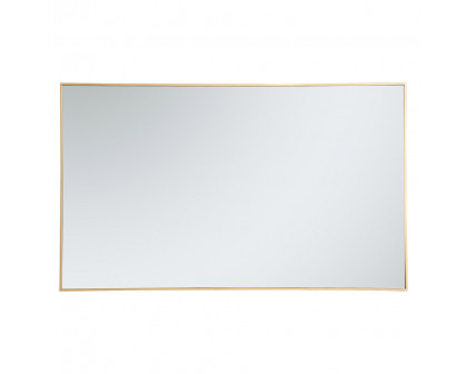 Elegant Wall Mirror - Brass, L 60" (MR43660BR)