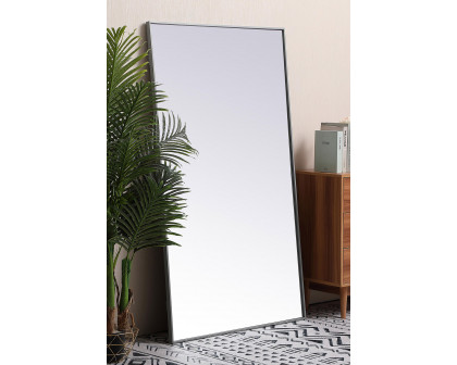 Elegant Wall Mirror - Gray, L 60" (MR43660GR)