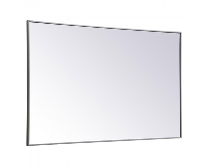 Elegant Wall Mirror - Gray, L 60" (MR43660GR)