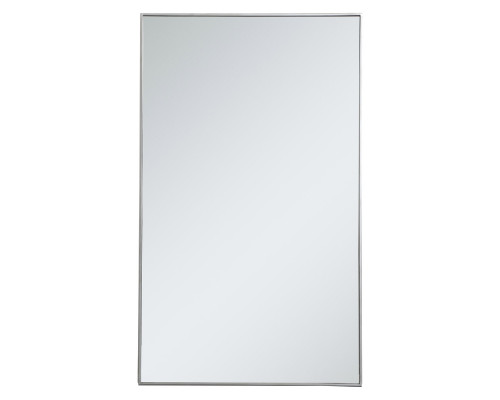 Elegant Wall Mirror - Silver, L 60" (MR43660S)