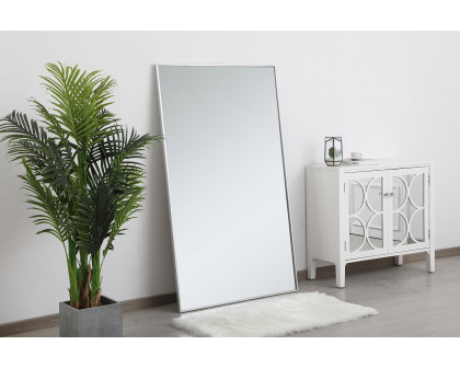 Elegant Wall Mirror - Silver, L 60" (MR43660S)