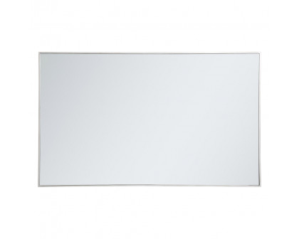 Elegant Wall Mirror - Silver, L 60" (MR43660S)