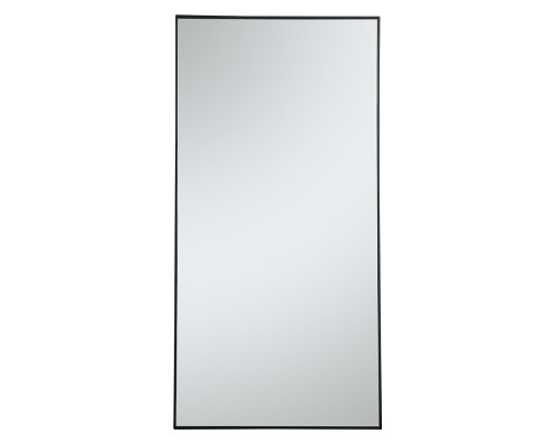 Elegant Wall Mirror - Black, L 72" (MR43672BK)