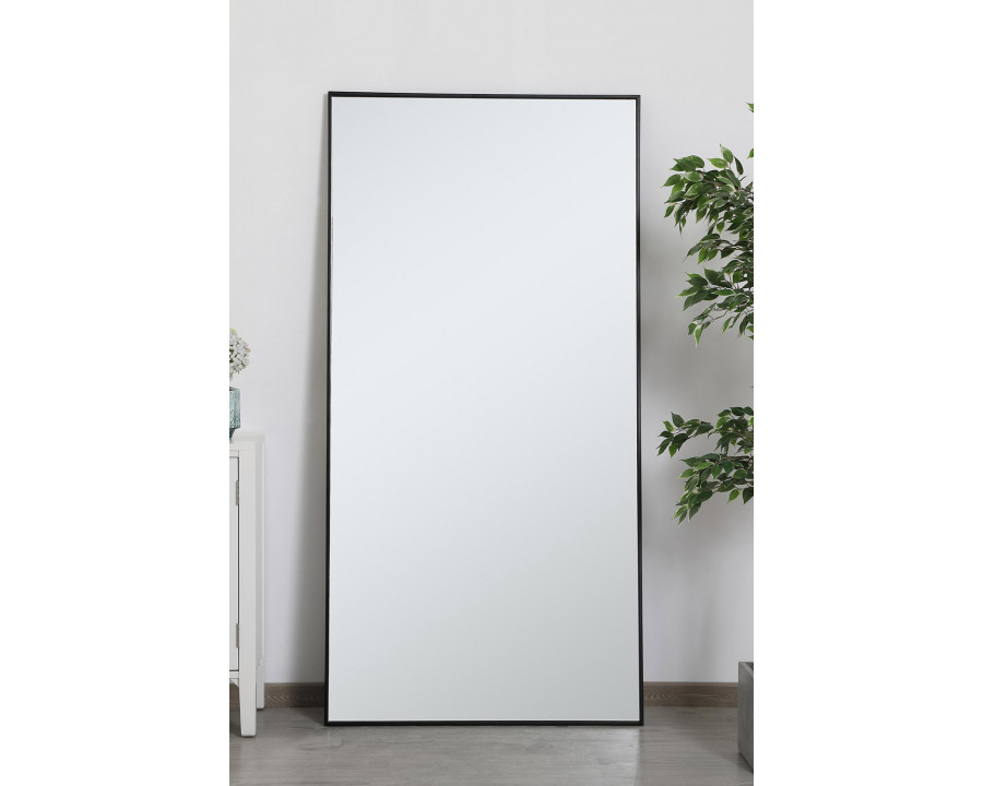 Elegant Wall Mirror - Black, L 72" (MR43672BK)