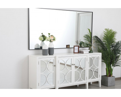 Elegant Wall Mirror - Black, L 72" (MR43672BK)