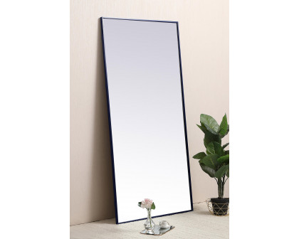 Elegant Wall Mirror - Blue, L 72" (MR43672BL)