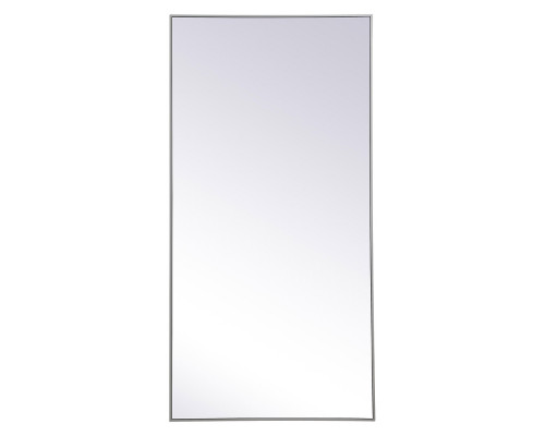 Elegant Wall Mirror - Gray, L 72" (MR43672GR)