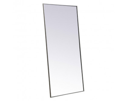 Elegant Wall Mirror - Gray, L 72" (MR43672GR)