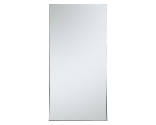 Elegant Wall Mirror - Silver, L 72" (MR43672S)