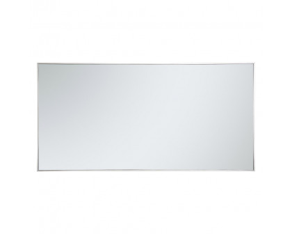 Elegant Wall Mirror - Silver, L 72" (MR43672S)