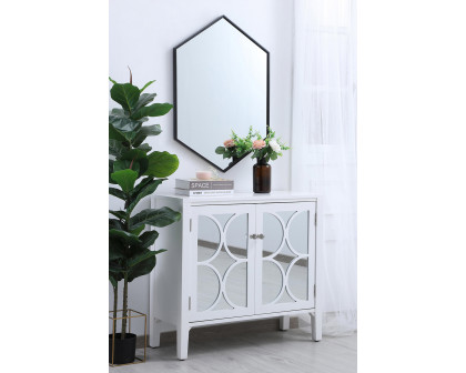 Elegant Wall Mirror - Black, L 24" (MR4424BK)