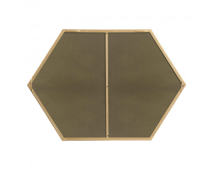 Elegant Wall Mirror - Brass, L 24" (MR4424BR)