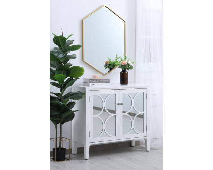 Elegant Wall Mirror - Brass, L 24" (MR4424BR)