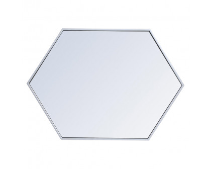 Elegant Wall Mirror - Silver, L 24" (MR4424S)