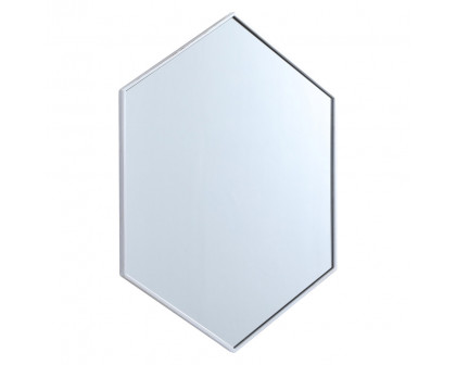 Elegant Wall Mirror - Silver, L 30" (MR4430S)