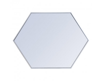 Elegant Wall Mirror - Silver, L 30" (MR4430S)