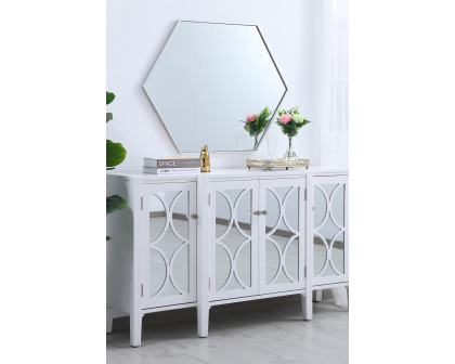 Elegant Wall Mirror - Silver, L 30" (MR4430S)