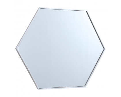 Elegant Wall Mirror - Silver, L 30" (MR4430S)