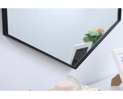 Elegant Wall Mirror - Black, L 38" (MR4538BK)