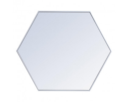 Elegant Wall Mirror - Silver, L 38" (MR4538S)