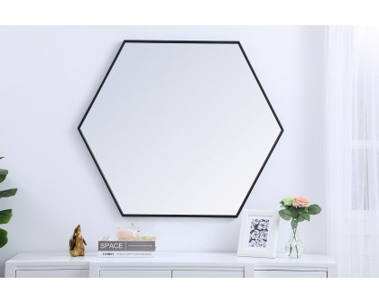 Elegant Wall Mirror - Black, L 41" (MR4541BK)